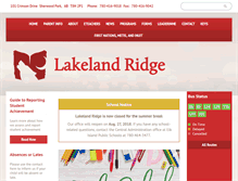 Tablet Screenshot of lakelandridge.ca